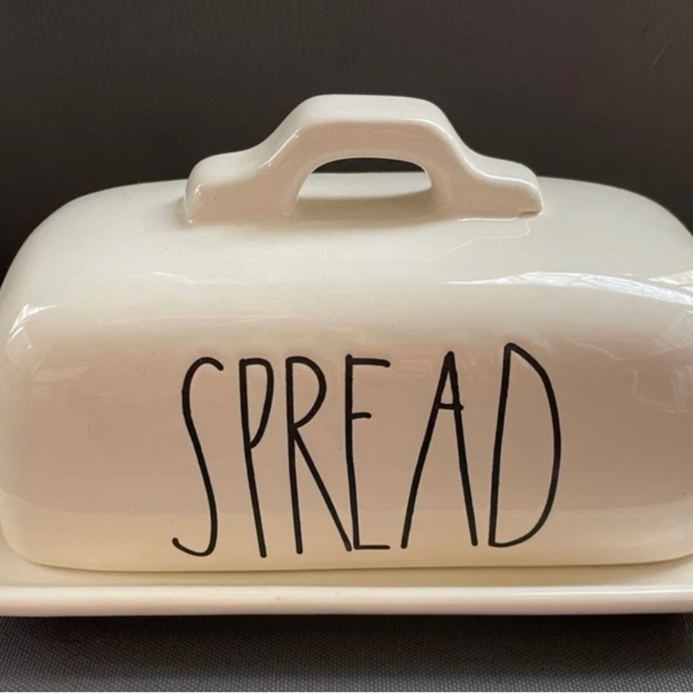 Rae Dunn Spread Ceramic Butter Dish